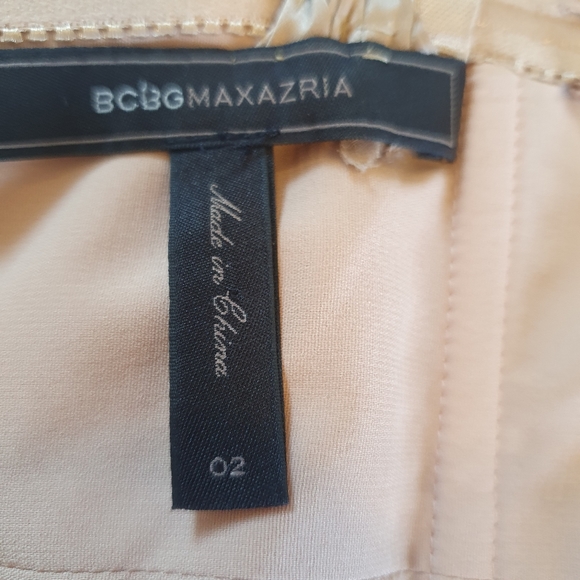 ❗️Host Pick❗️BCBGMAXAZRIA Gold Sequence Tulle Dress Size 2/XS - Picture 7 of 8